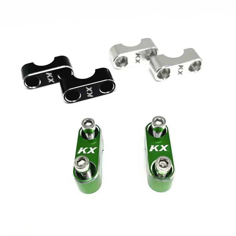 KX Logo Hand Bar Clamp Cover Mount For KAWASAKI KX450F KX450 KX450X KX65 KX85