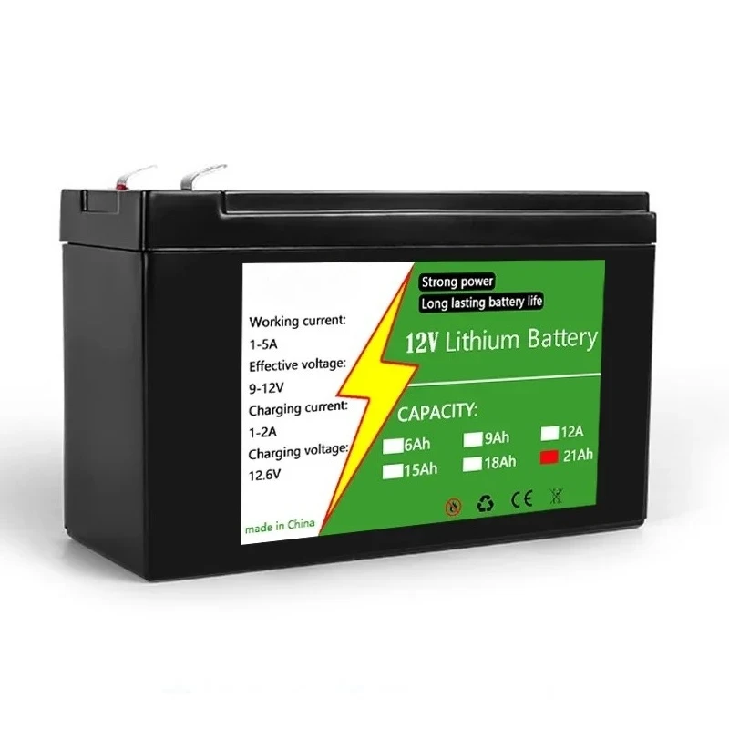12 فولت 21Ah 18650 بطارية ليثيوم حزمة 3S6P بطارية قابلة للشحن لعربة الرش الأطفال مركبة كهربية + شاحن 3A #4