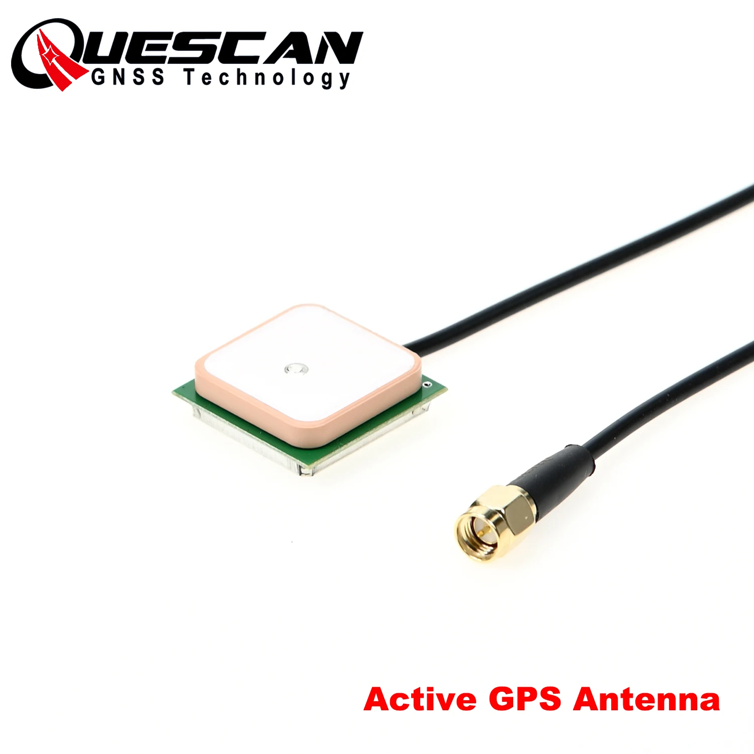QUESCAN 30dB Active 1575.42MHz GPS GNSS Antenna SMA male SMA-J GPS GLONASS Galileo BeiDou Antenna