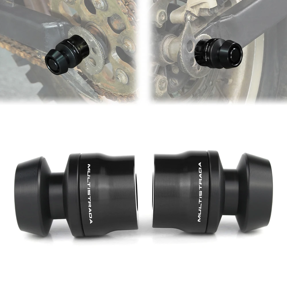 For Ducati MULTISTRADA 620 2005-2006 For Aprilia Tuono 125 RS4 125 RS 125 Rear Axle Crash Sliders Stand Screw Swingarm Spools