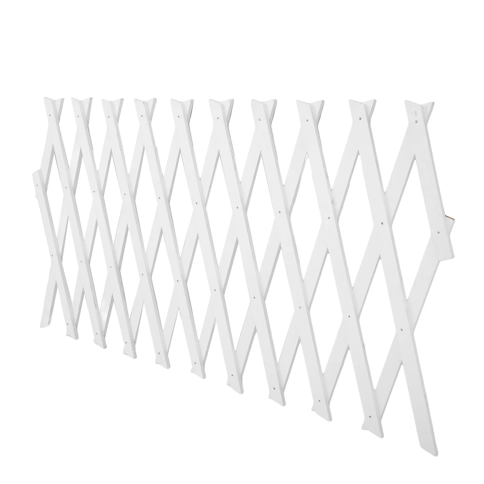 

Telescopic Fence Wood Trellis for Climbing Plants Outdoor Wall Grating Garden Lattice Flower Lattices