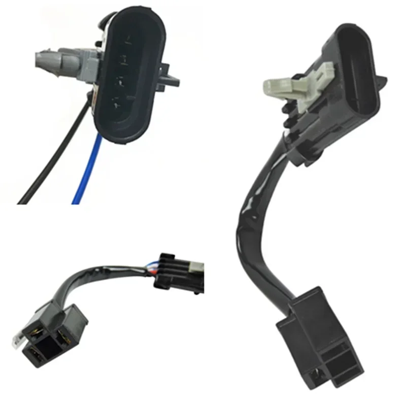 

Pop For Harley Touring FLHTP FLHTCU FLHRC FLHR FLHX Trike Motorcycle H4 LED 7" 5-3/4" Headlamp Headlight Wire Harness Adapter