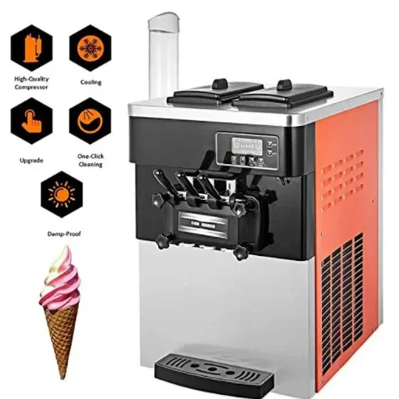 

High Quality Commercial 3 Flavor Soft Serve Ice Cream Maker Making Machine for Ice Cream Shop