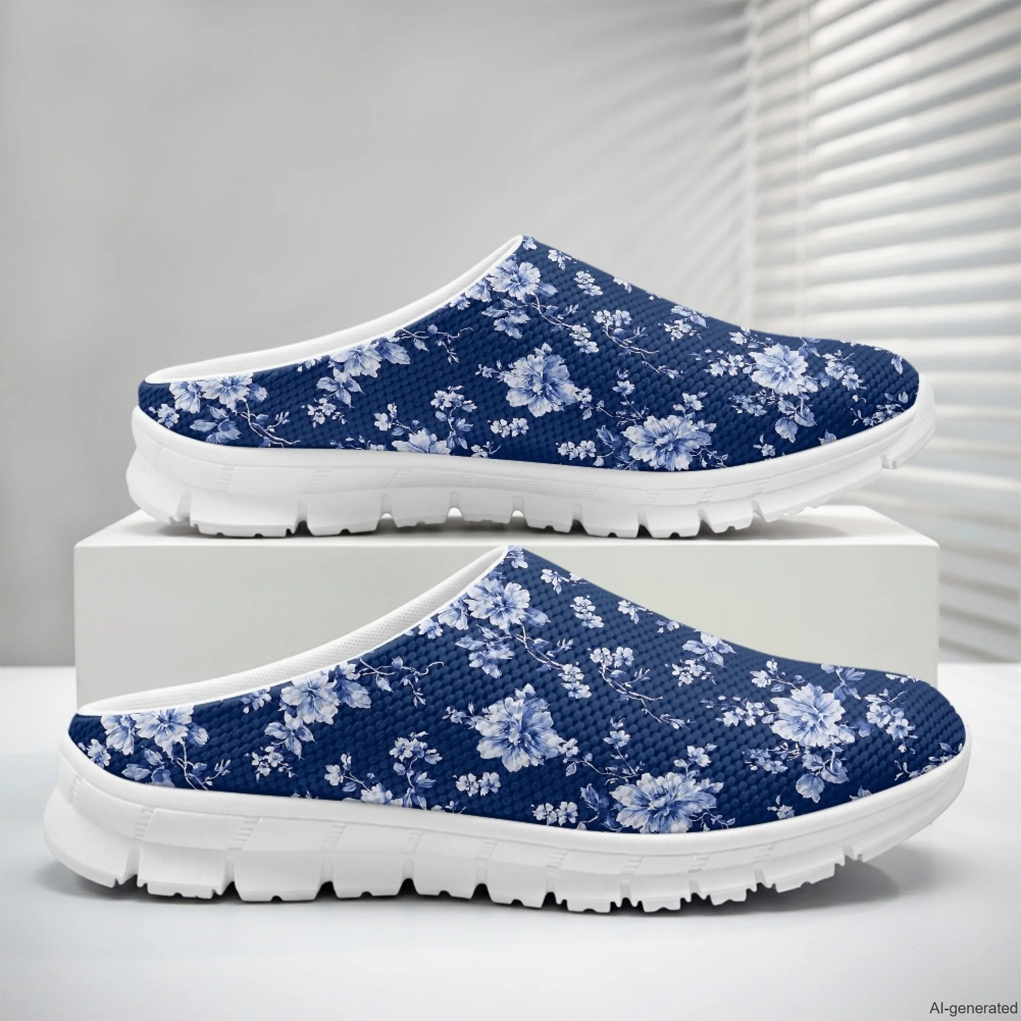 XIXIRIMIDO Women's Slippers Nurse Shoes Women's Sandals Floral Pattern Sapatos Femininos Elegante Man Shoes Chinelo 35-48