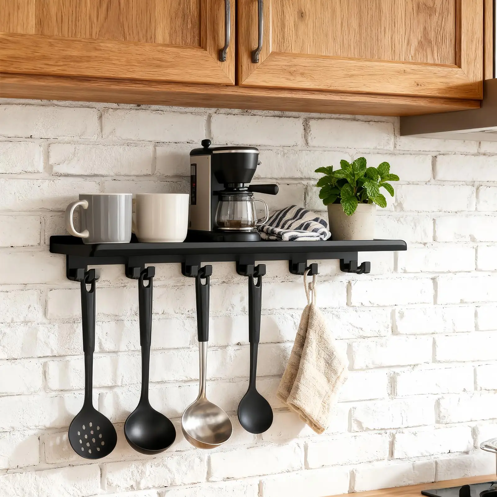 

Wall Shelf Storage Rack Holder Bracket Hanger Adapters Bracket Hanger for Workout Fitness Home Gym Bathroom Bedroom Toilet