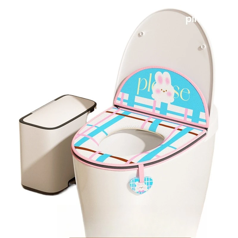 

Ice silk toilet cushion, summer seat cushion cover, all-season universal toilet cushion, waterproof toilet gasket