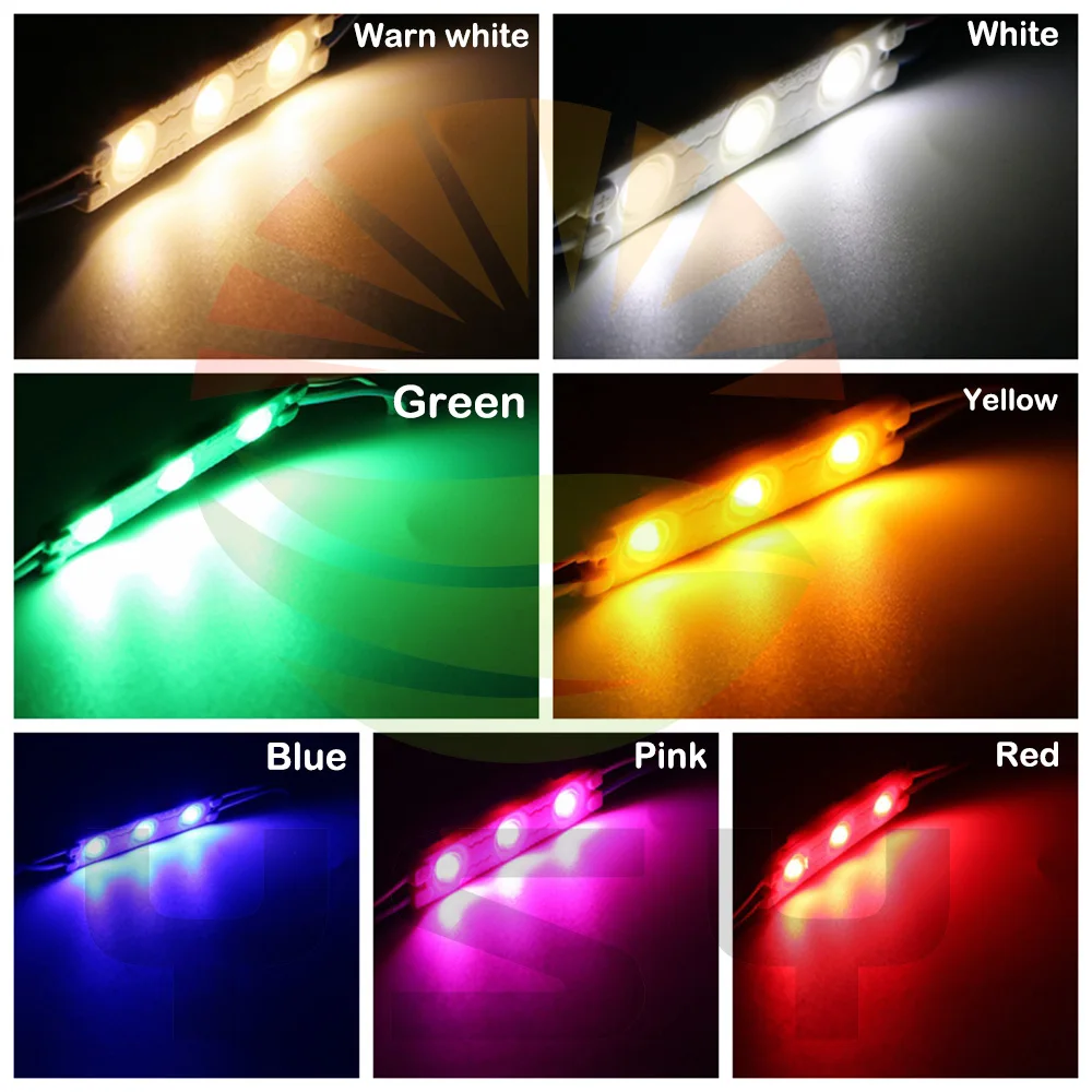 20pcs Led Module 3030 SMD 12V Waterproof Module LED Plastic Moudle Advertising Light Car motorcycle backlight