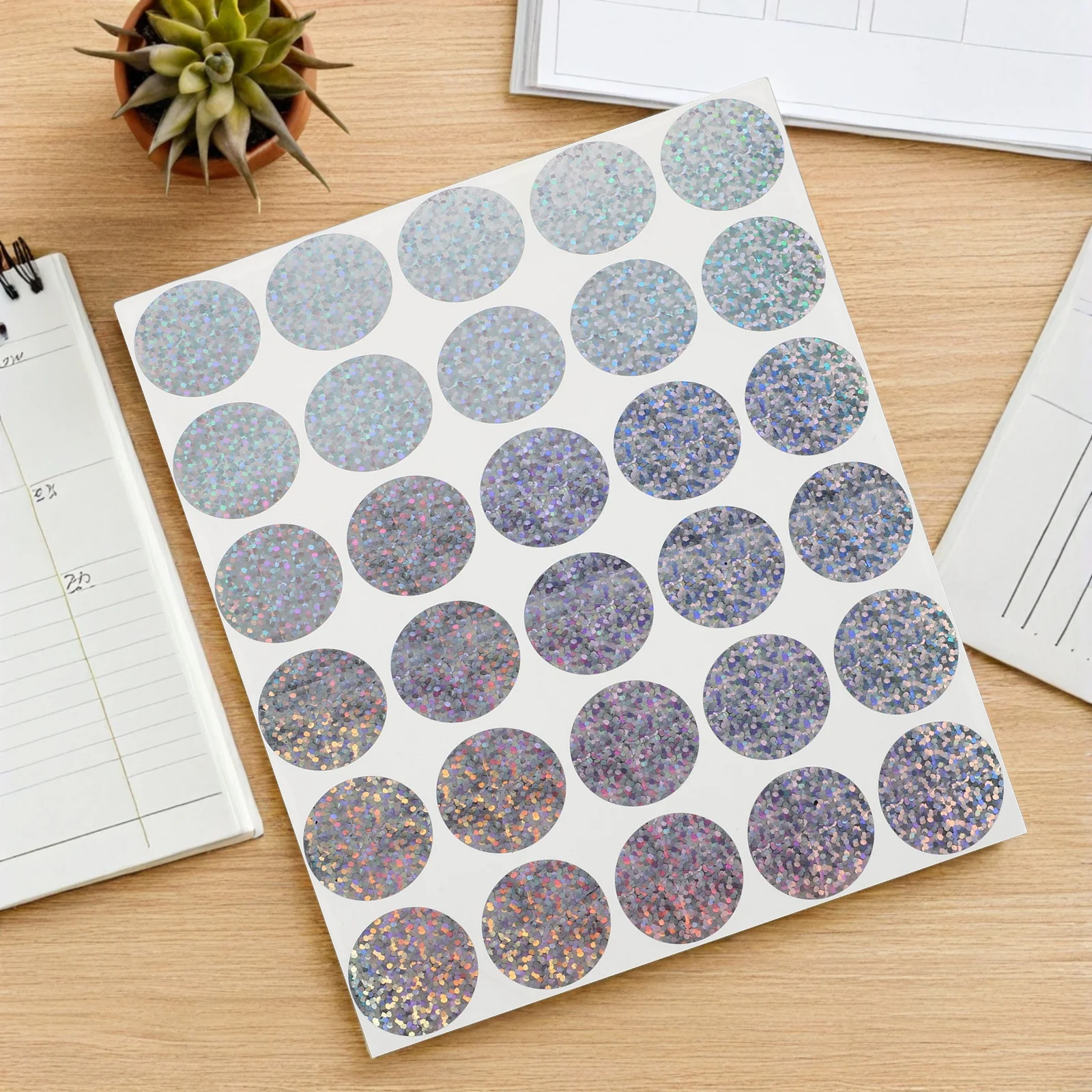 

10pcs Stickers Reward Cards Kids Date Off DIY Tickets Labels Classroom Rewards Prizes Teacher Round Scratch Off Stickers