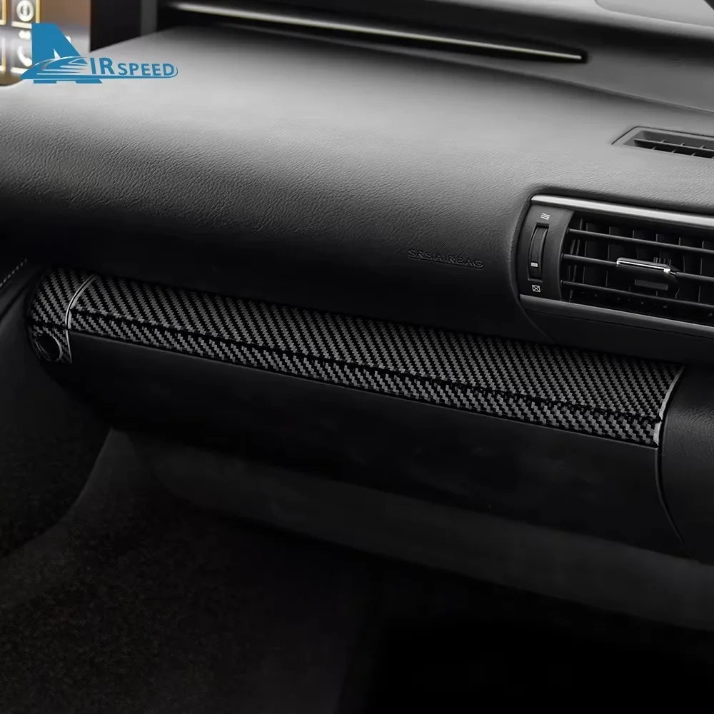 For Lexus RC300 RC350 RC200T 2015-2018 2019 2020 2021 2022 2023 2024 2025 Real Soft Carbon Fiber Sticker Car Navigation Strip
