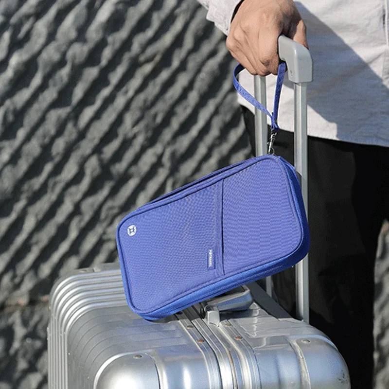 محفظة سفر لحامل جواز السفر العائلي، حافظة مستندات مقاومة للماء، منظم إكسسوارات السفر، غطاء حقيبة المستندات، حامل البطاقة