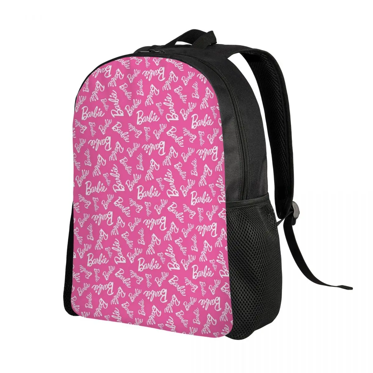 Custom Barbie Pattern Laptop Backpack Women Men Basic Bookbag for College School Student Bags