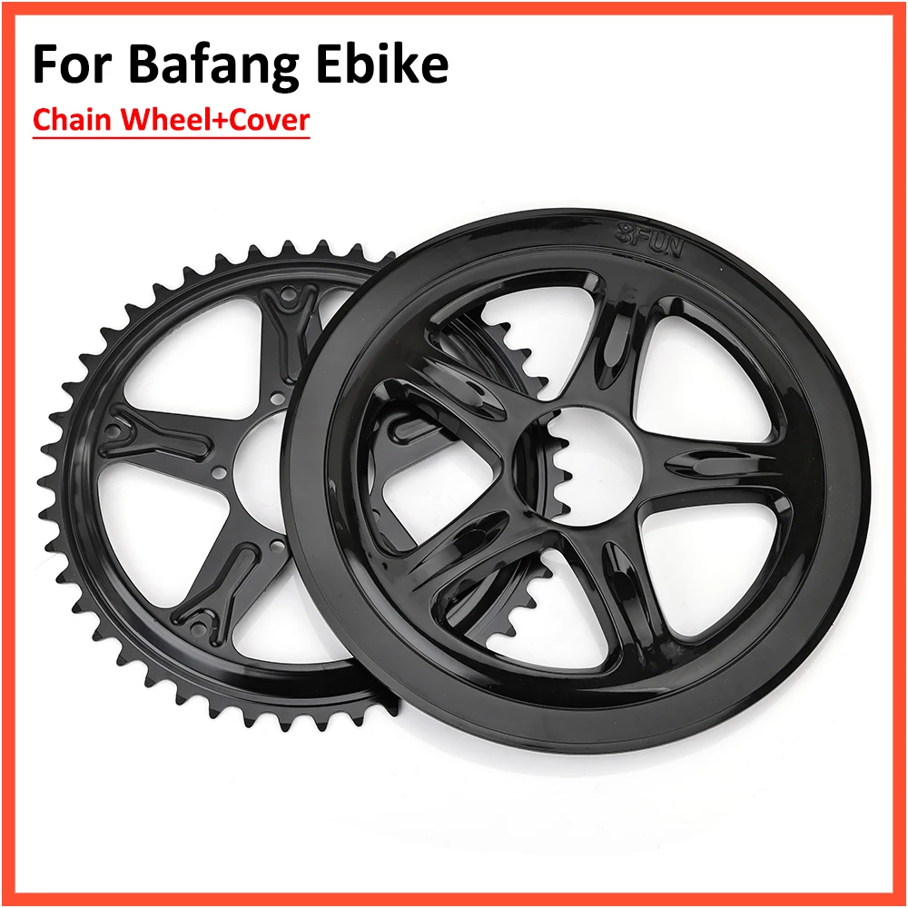 

Колесная цепь для электровелосипеда Bafang Ebike BBS01/BBS02 Средний мотор 44T/46T/48T/52T Комплект стоматологических дисков и крышек из алюминиевого сплава