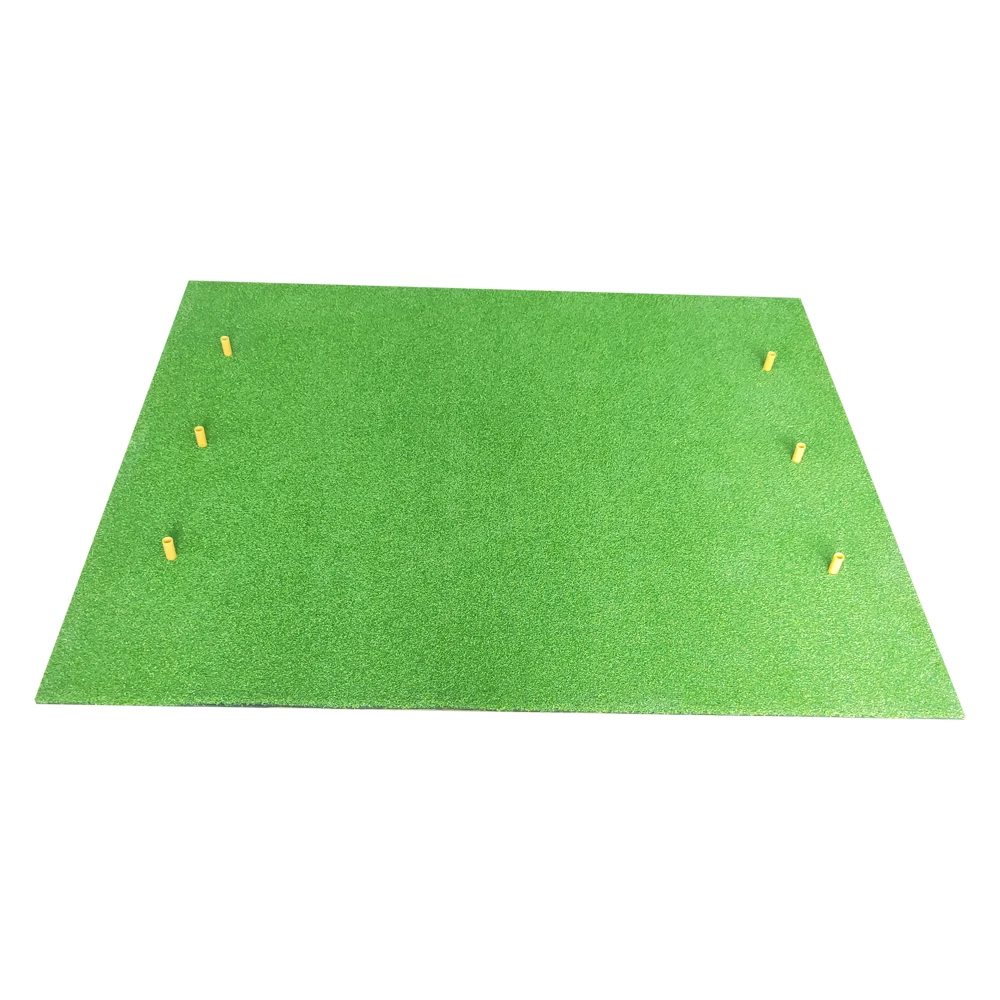 

Factory Wholesale Outdoor Golf 1.2*1.5m Straw for Men Women Swing Practice Personal Golf SBR Embossed Bottom Hitting Mat
