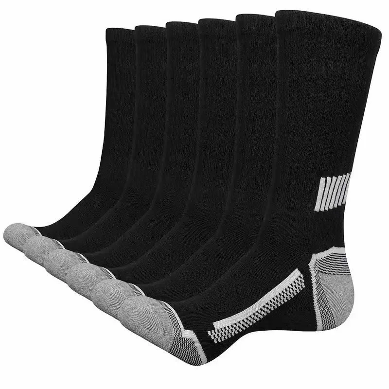 6/12 Pairs Men Mid Tube Sports Socks Comfortable Breathable Odor Proof Sweat Absorbing Running Basketball Four Seasons Socks view 4
