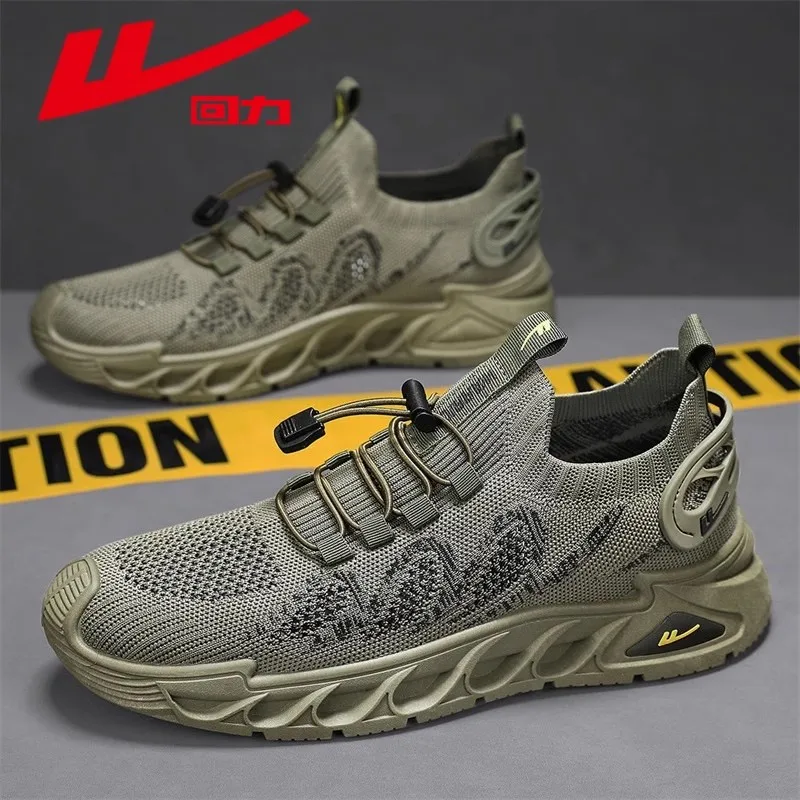 Warrior men's shoes breathable mesh shoes sports cloth shoes work casual fashion shoes