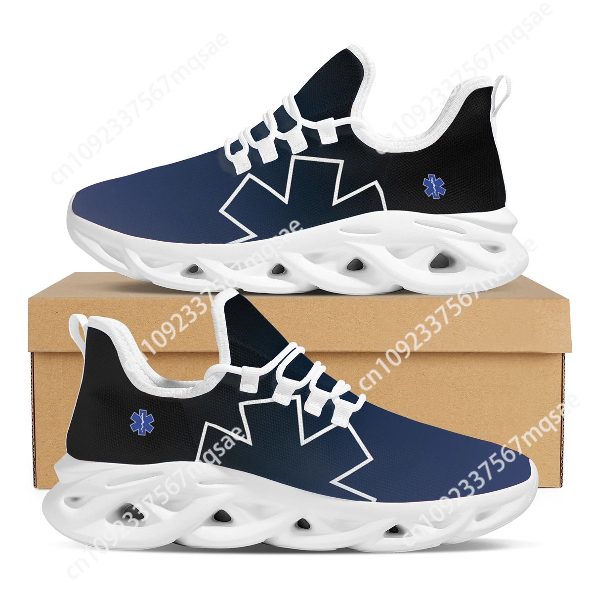 3D Print Comfortable Lace-up Sneakers Female Lightweight Flat Sneakers Walking Fashion Shoes Footwear 2022 Custom Images/Logo