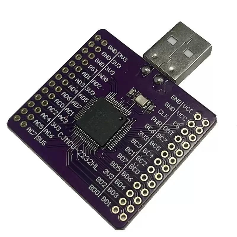 G6DD MCU-2232 FT2232HL USB To UART/FIFO/SPI/I2C/RS232 Module External Power Switching For Industrial Application