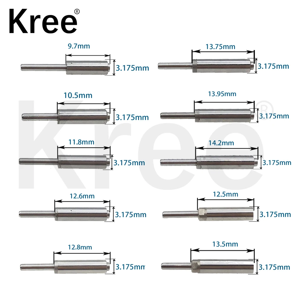 10pcs Spindle/Axis for Dental High Speed Handpiece Air Turbine 13.5*3.175mm Rotor shaft of Cartridge spare parts