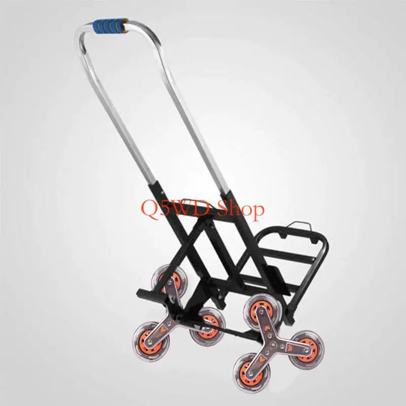

Q5WD Cargo Trolley Wheel Stair Climbing Wheel Replacement Trolley Triangular Wheel for Shopping Laundry Cart Easy to Install