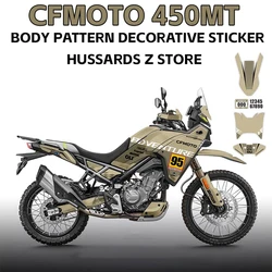 For CFMOTO 450MT 450 MT IBEX 450 MT450 Pattern Printmaking Motorcycle Modification Waterproof Sticker Body Decoration Sticke