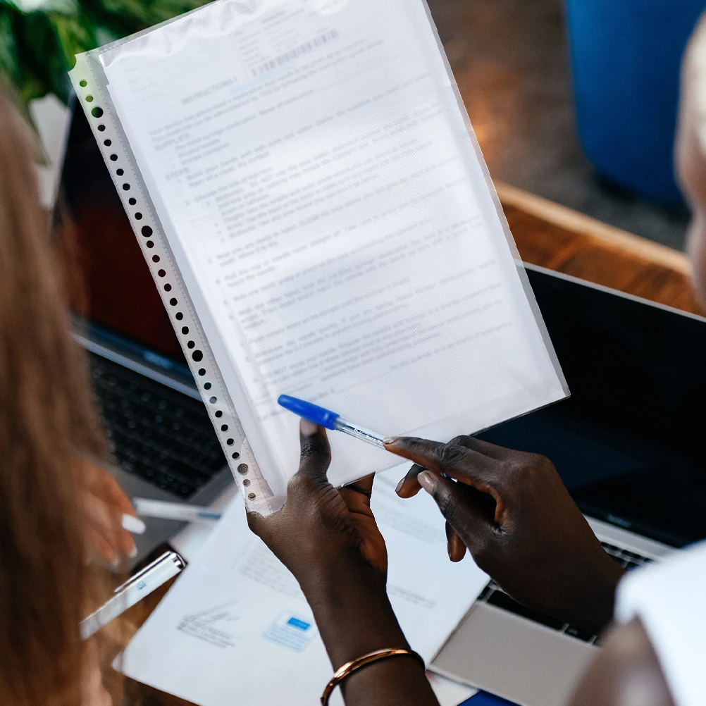 20pcs A4 File Folder Inner Sleeves Clear Document Holders Waterproof Binder Organizer Photo Card Sleeves Storage