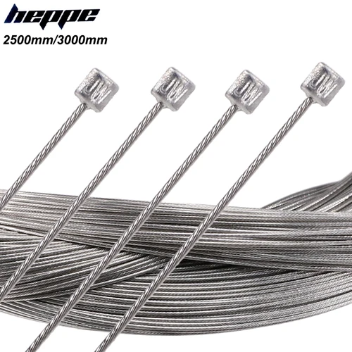Cables de cambio de bicicleta, Cable interno de cambio de patinete de bicicleta de montaña y carretera de 3000/2500mm, Cable de cambio de cambio de cambio de acero inoxidable