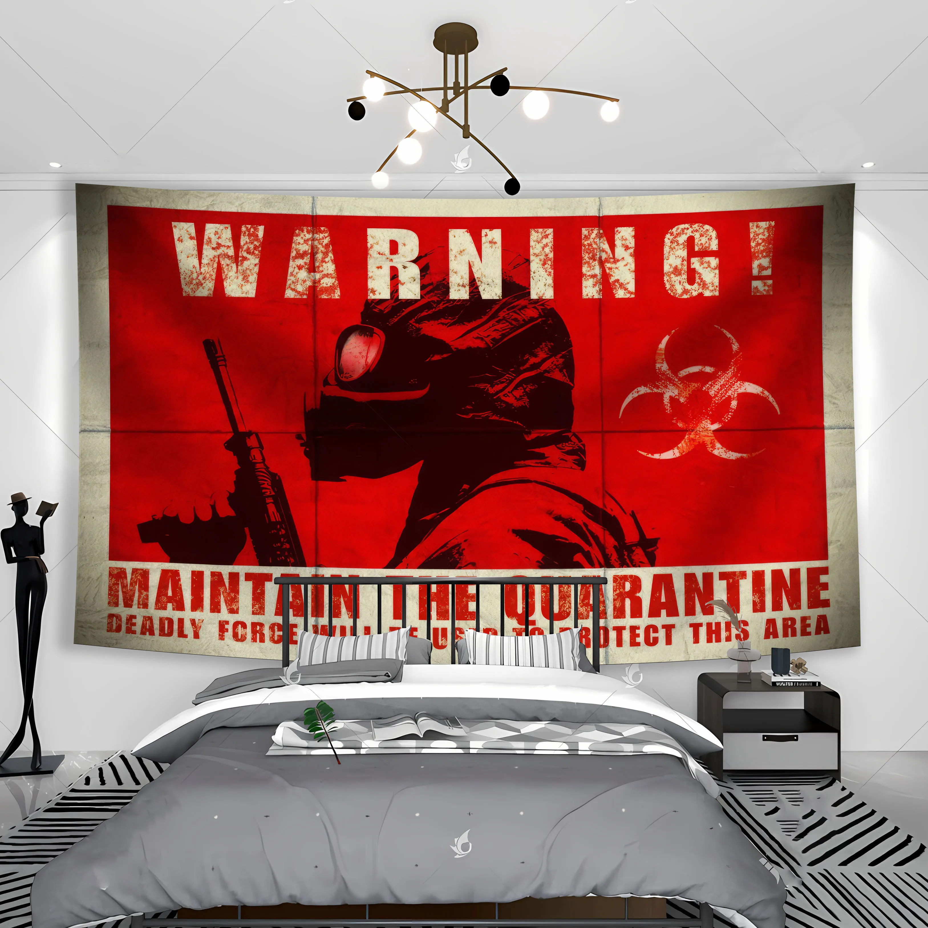 28 Days Laters Tapestry Banner Flag British Virus Disaster Film Hanging Decorations On The Walls Of Student Dormitories Or Room