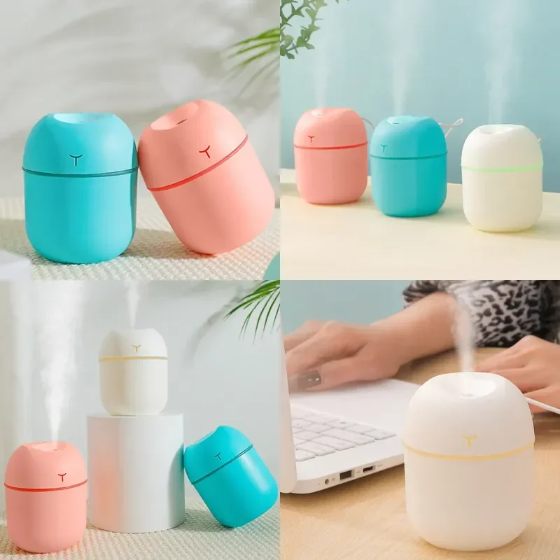 Mini Portable USB Car Air Humidifier Smart Ultrasonic Essential Oil Diffuser Compact Mist Maker for Home Office Travel