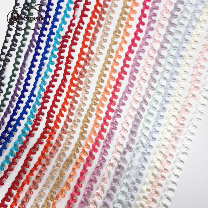1 Set (50 Knöpfe und 50 Knopflöcher) Bunte Farben Satin-Stoffknöpfe Knopflöcher für Hochzeitskleider Handgefertigte DIY-Accessoires – Detail 4