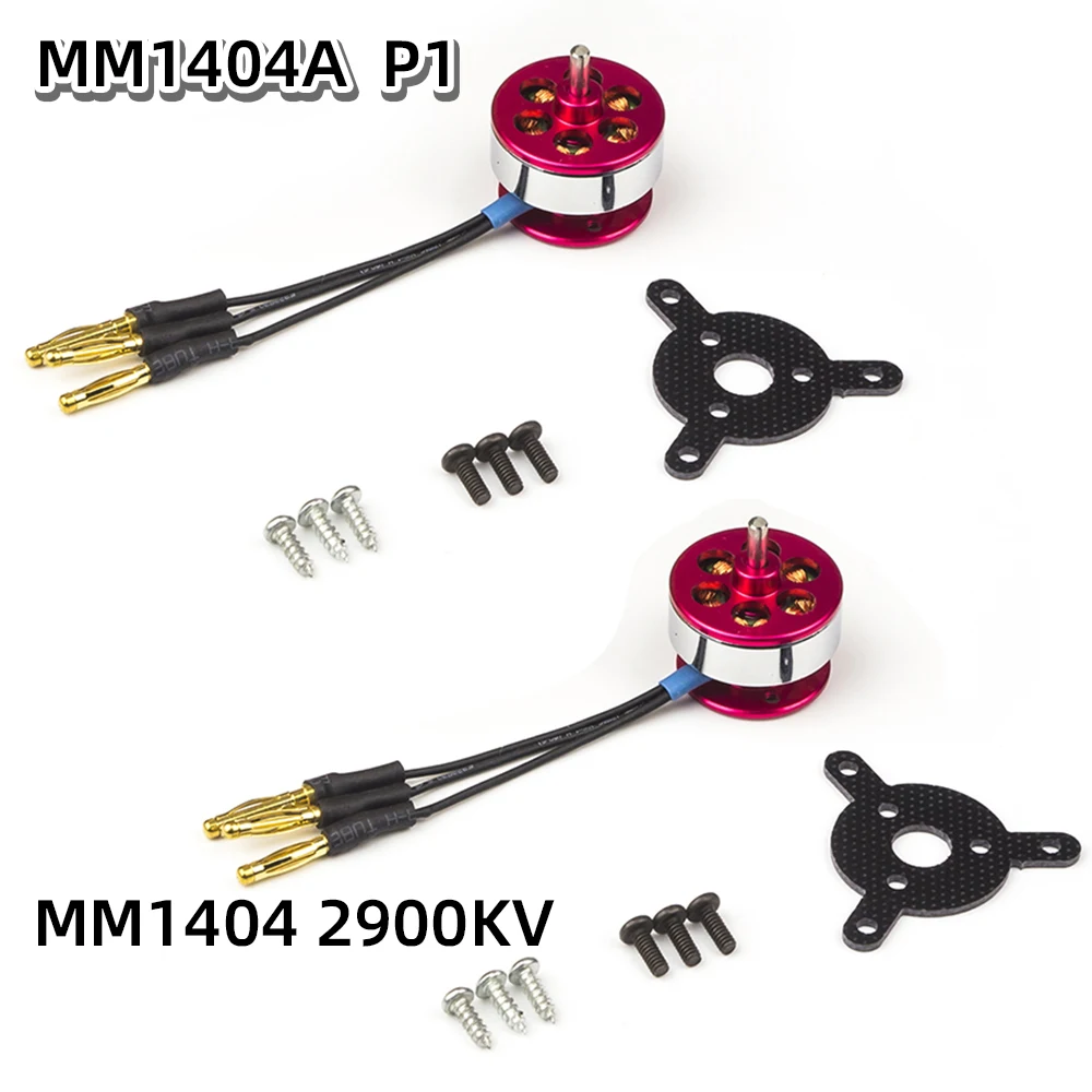 RC Brushless Motor C10 1404 2900KV 2.0mm Shaft Outrunner Brushless Motor for RC Airplane Model Plane Multicopter Helicopter