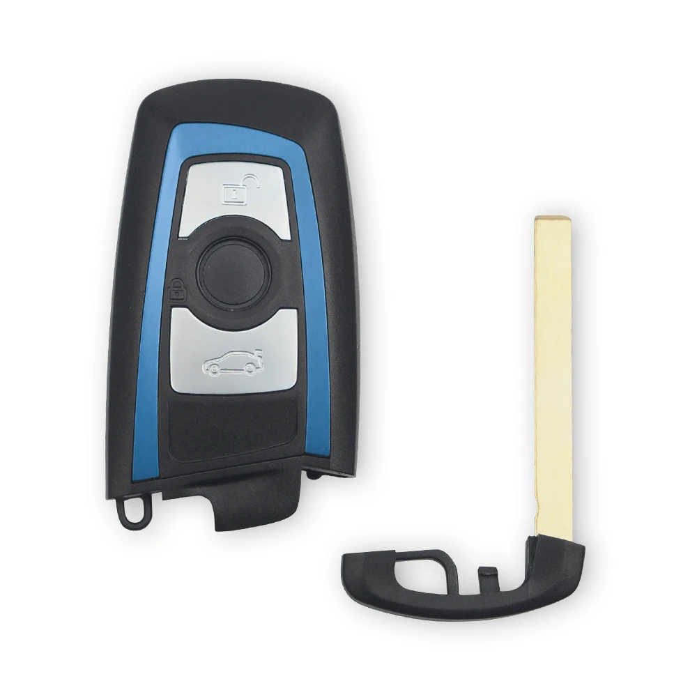 KEYYOU Für BMW CAS4 F System 3 5 7 Serie 2009-2016 E90 E92 E93 X5 F10 F20 F30 F40 Fernbedienung Auto Schlüssel Fall