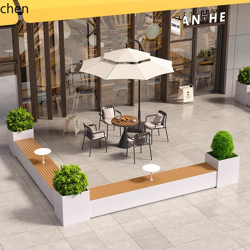 YFY flower box outdoor stool seat flower slot outdoor box outer pendulum fence partition