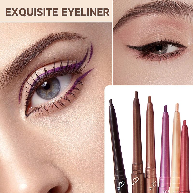 マットアイライナー、超ソフトジェルテクスチャー、滑らかなタッチ、超高演色、防水性と耐汗性、にじみにくい