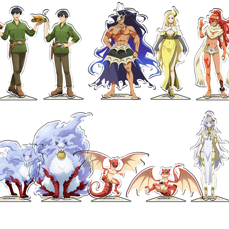 Anime Campfire Cooking in Another World with My Absurd Skill Acrylic Stand Figure Stand Plate Cosplay Prop Decor Gifts