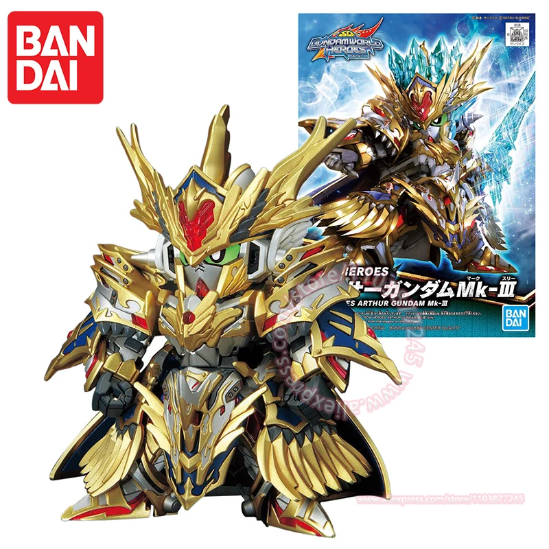 

BANDAI SDW HEROES ARTHUR GUNDAM Mk-III BB Warrior Q версия модель анимация периферийные устройства детские игрушки модная фигурка украшения