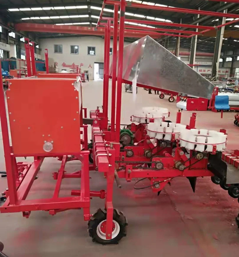 Factory price seedling transplanter Tractor rear seedling machine Vegetable greenhouse planting