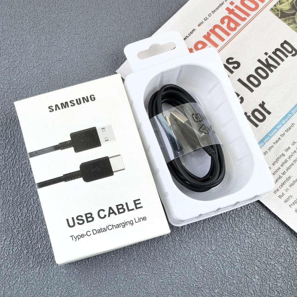 Samsung A16 A17 A07 A37 Type C Cable 1.2M 3A Super Fast Charging Data Line 7For Galaxy S23 S21 S22 S10 S9 Plus Ultra F16 F06 M15