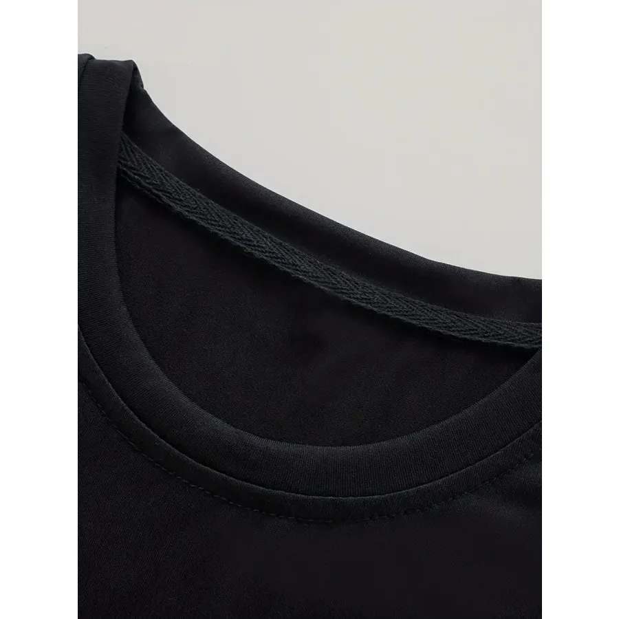 Silence I Keel You Skull 프린트 티셔츠 남성 캐주얼 라운드 넥 반팔 탑