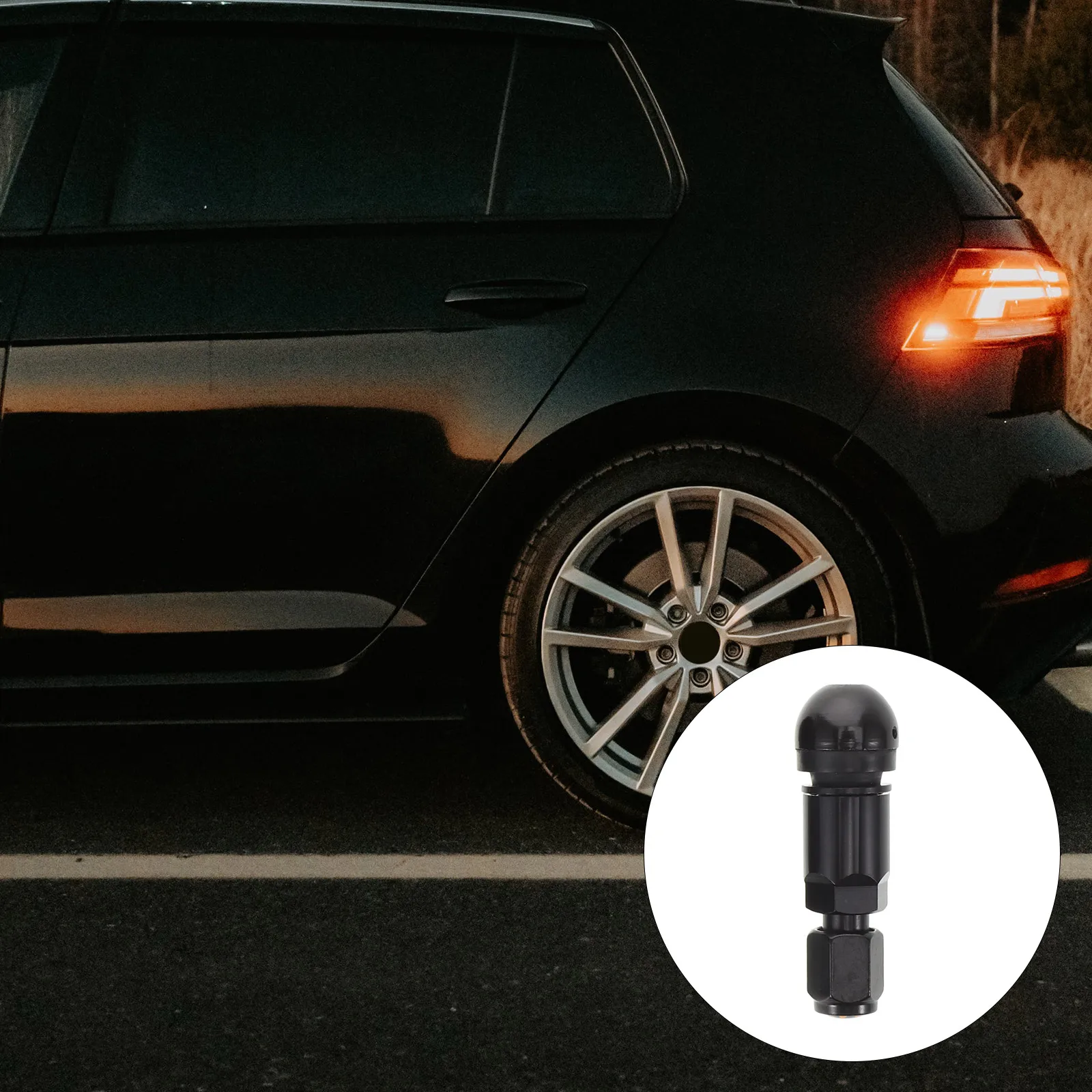 

4pcs Tire Valve Stems Metal Alloy Tubeless Clamp In Fit Car Motorcycle Bicycle Lawn Mower Stable Long Lasting Solution