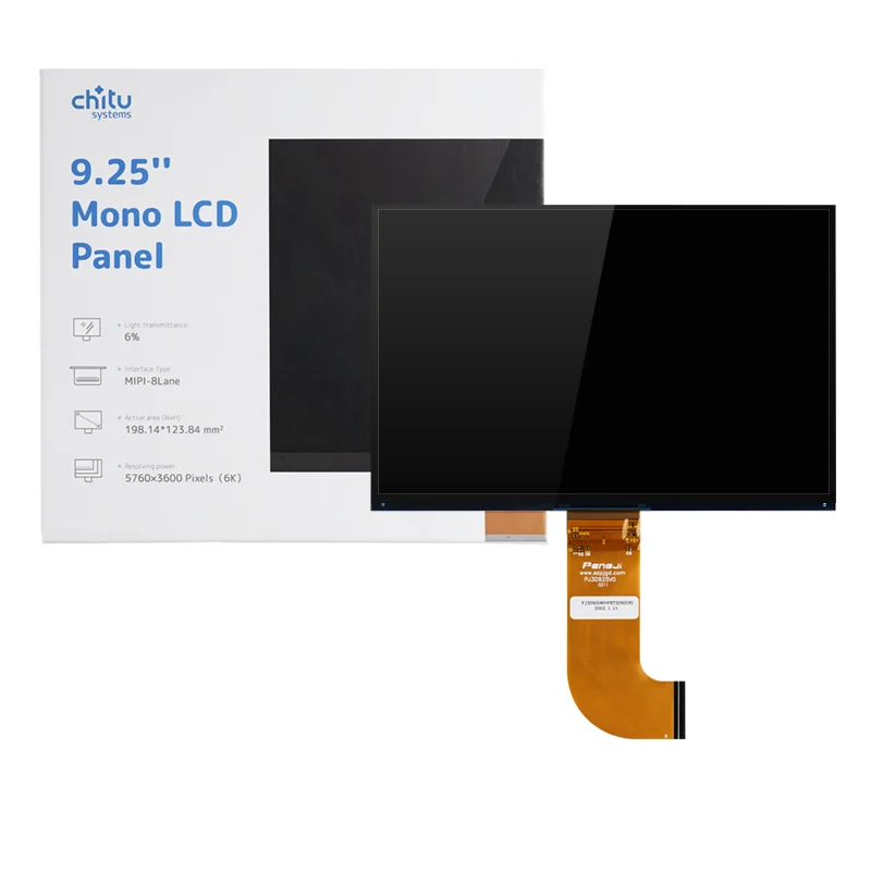 9,25 cala Rozdzielczość 6K 5760x3600 Monochromatyczny ekran LCD dla Anycubic Photon Mono X 6K/M3 Plus Wymienny wyświetlacz LCD — zdjęcie produktu 4
