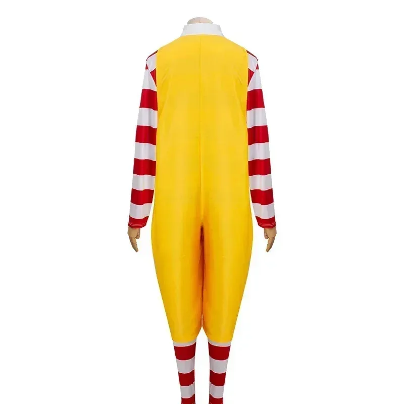 DY20Bear House McDonald Косплей Костюм Парик Рональд Маскарад Сутра Клоун Персонаж Взрослый Хэллоуин Вечеринка Забавный Co2025 PPT01..25