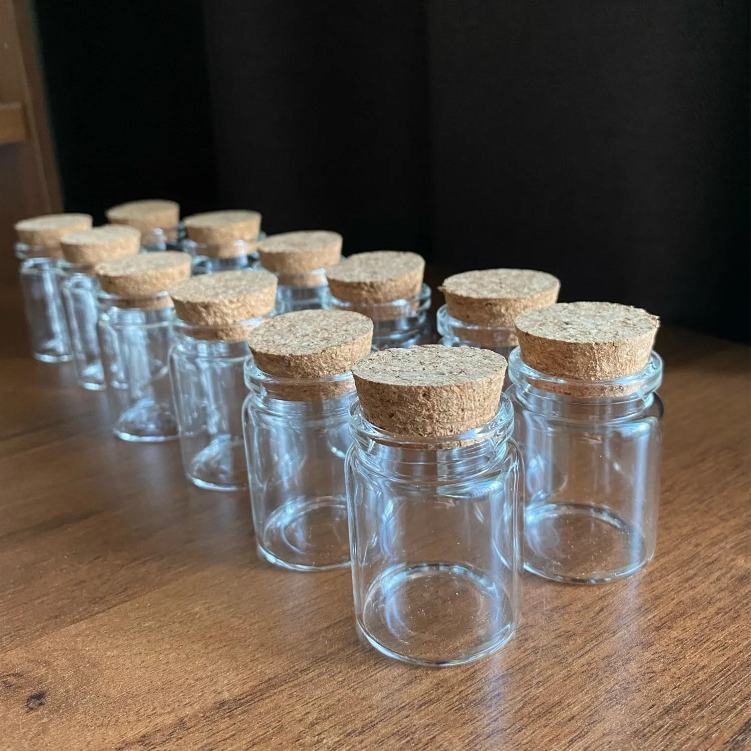 26*37*50mm 30ml Dragees Glass Jars Little Glass Bottle Test Tube Empty Container DIY Crafts Candy Bottle Wedding Gift