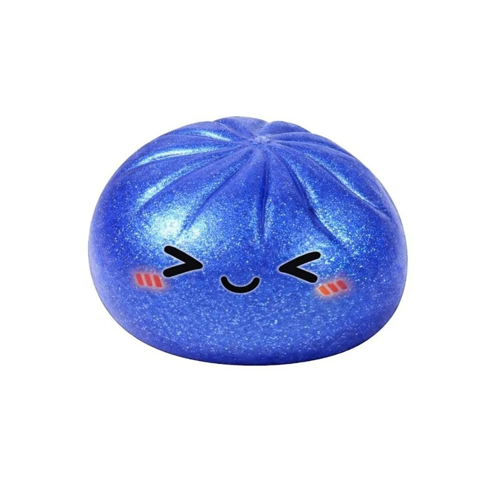 Gift Glitter Dumplings Squishy Toy Soft Fidget Squishy Toy Slow Resilience Steamed Stuffed Bun Squishy Pinch Le Relaxation Tool