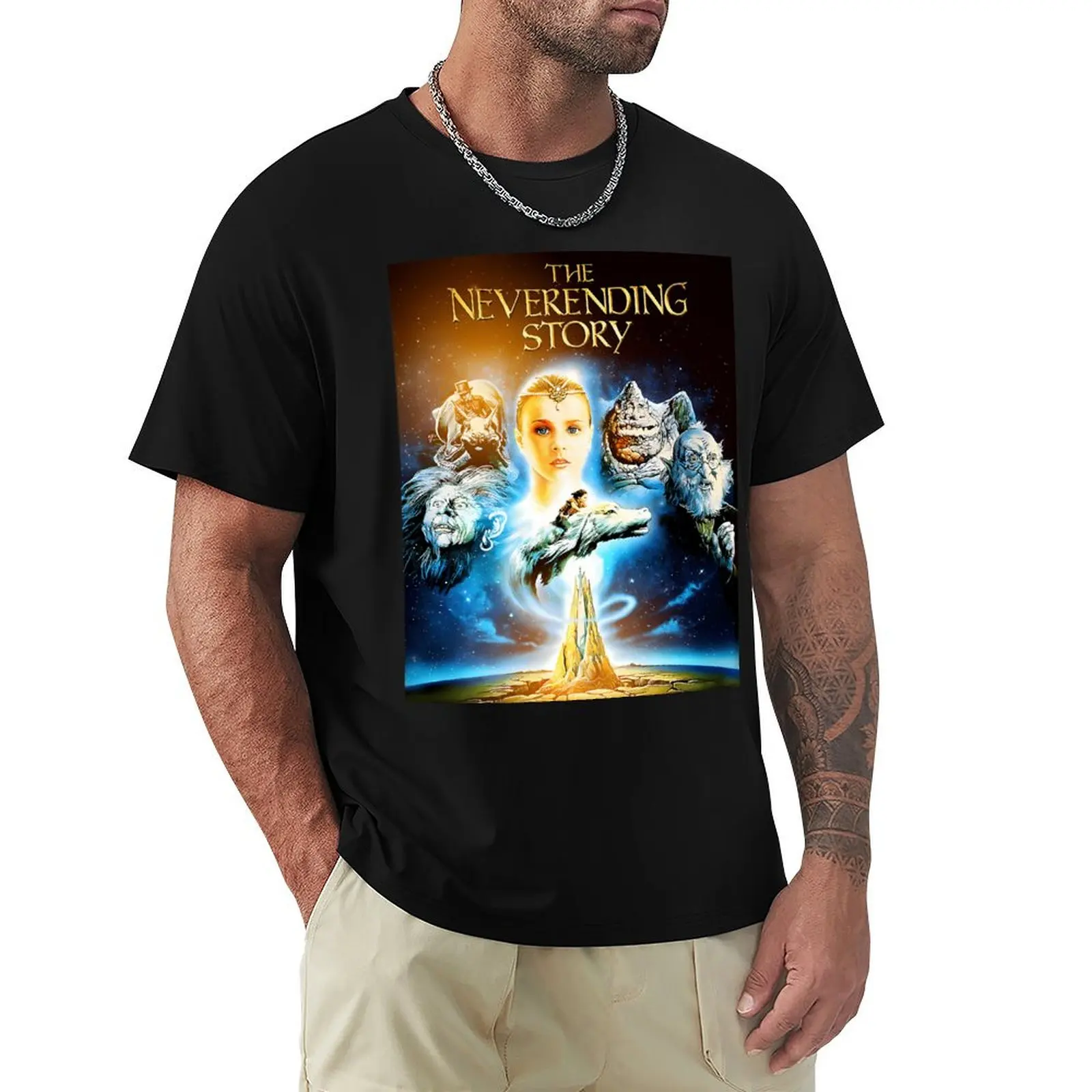 Neverending Story T-Shirt Sports Casual Breathable Tee Shirt