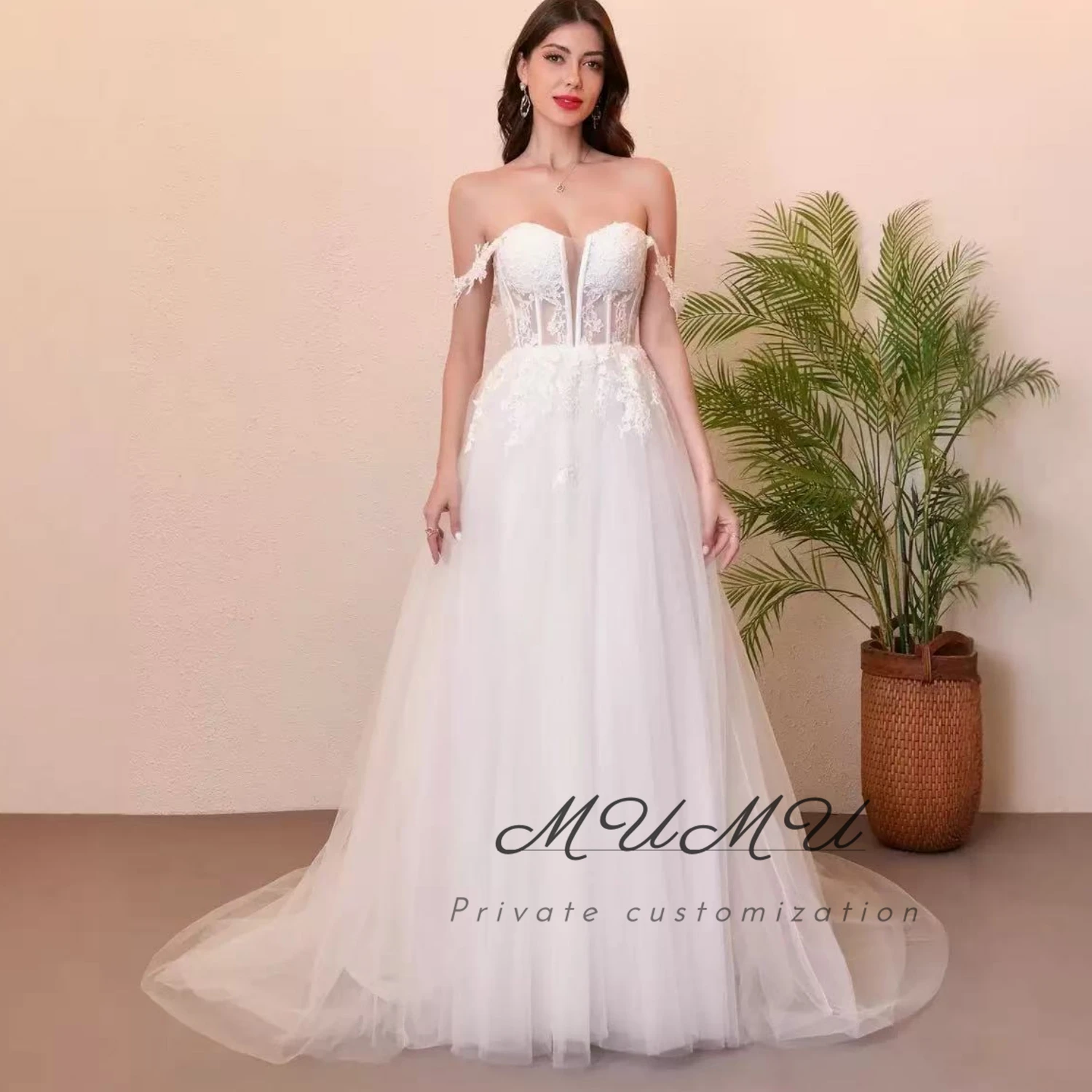 

MuMu Customized Elegant Party Dresses 2025 Платье Вечернее White Dresses فساتين سهرة Elegant Women's Dresses for Wedding Party