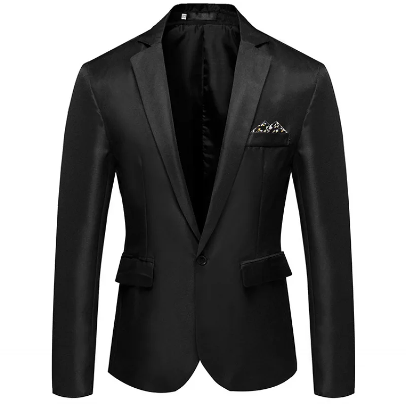 Spring And Autumn New Men's Suit One Button Casual Small Suit Men's Best Man Shan West Jacket