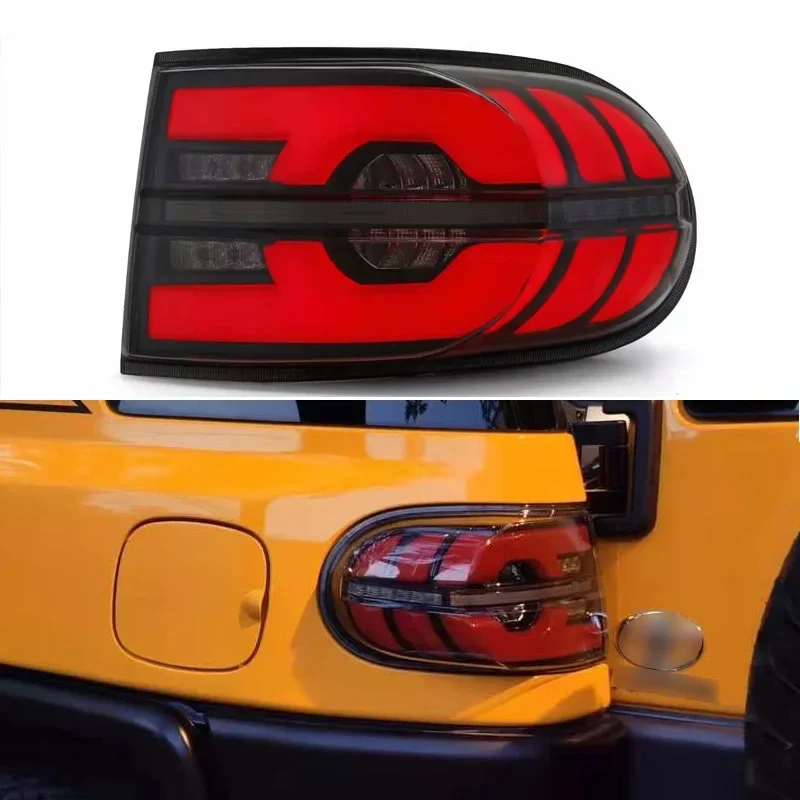 Car LED 12V Taillight For Toyota FJ Cruiser 2007 - 2020 Rear Running Lamp Brake Reverse Turn Signal Waterproof Car Accessories