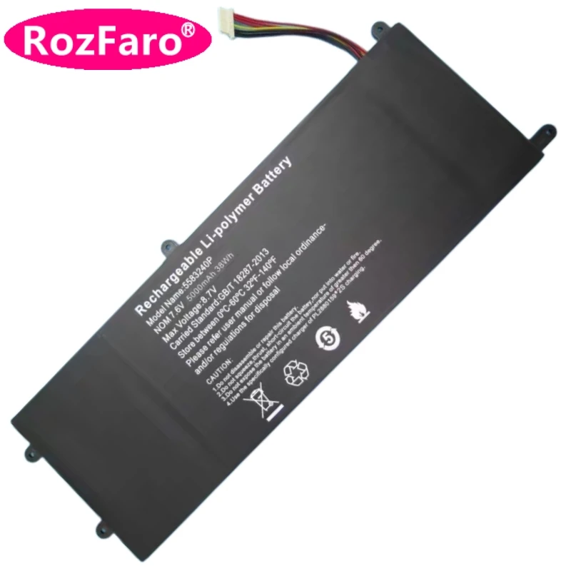 Bateria Rozfaro para Multilaser Multi Ultra Spn15i38tu512 Wwneo15i59bk1t Nk15u57 15.6 5583240p H5583240p