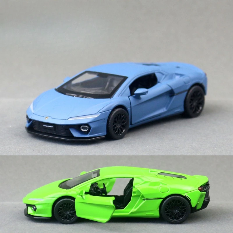 Simulación 1:40 Lambor Huracán Super coche modelo de aleación vehículo de juguete para niños regalo tirar hacia atrás sonido luz Metal miniatura Voiture
