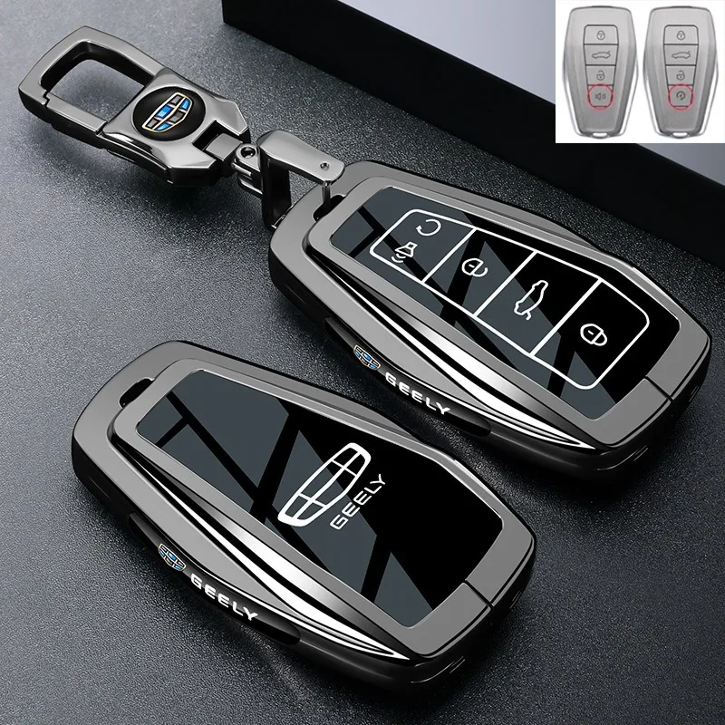 

Premium Zinc Alloy Key Cover Case for Geely Xingyue L/Xingrui/Boyue/Binyue/Emgrand/Vision (2025) - Protective Key Fob Shell